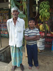 Grandfather & Boy, Hill Country, Sri Lanka