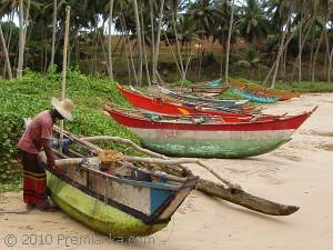 Dickwella Beach, Oru Fisherman