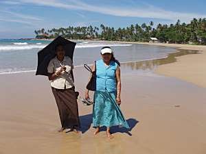 Premlanka Hotel, Dickwella, Strolling Home from Town